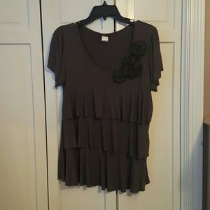 Charcoal Blouse